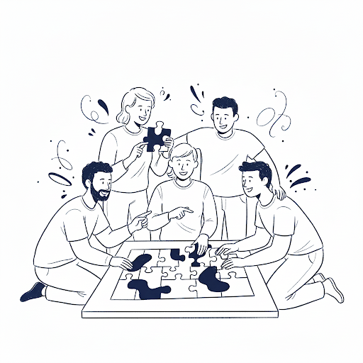 Team games illustration